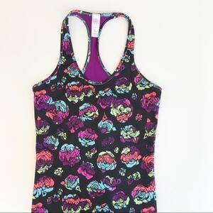 Ivivva Lululemon Keep Your Cool Rose Floral Tank